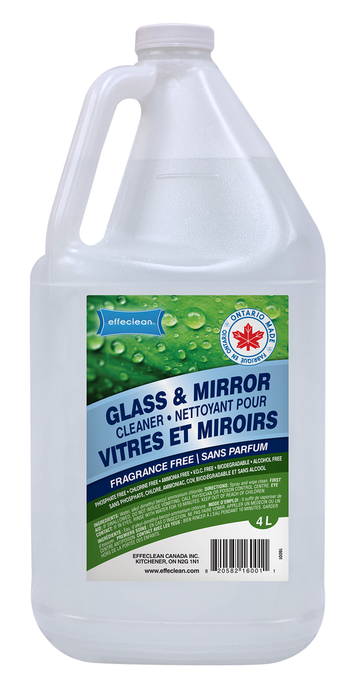 Glass & Mirror Cleaner Frangrance free 4L