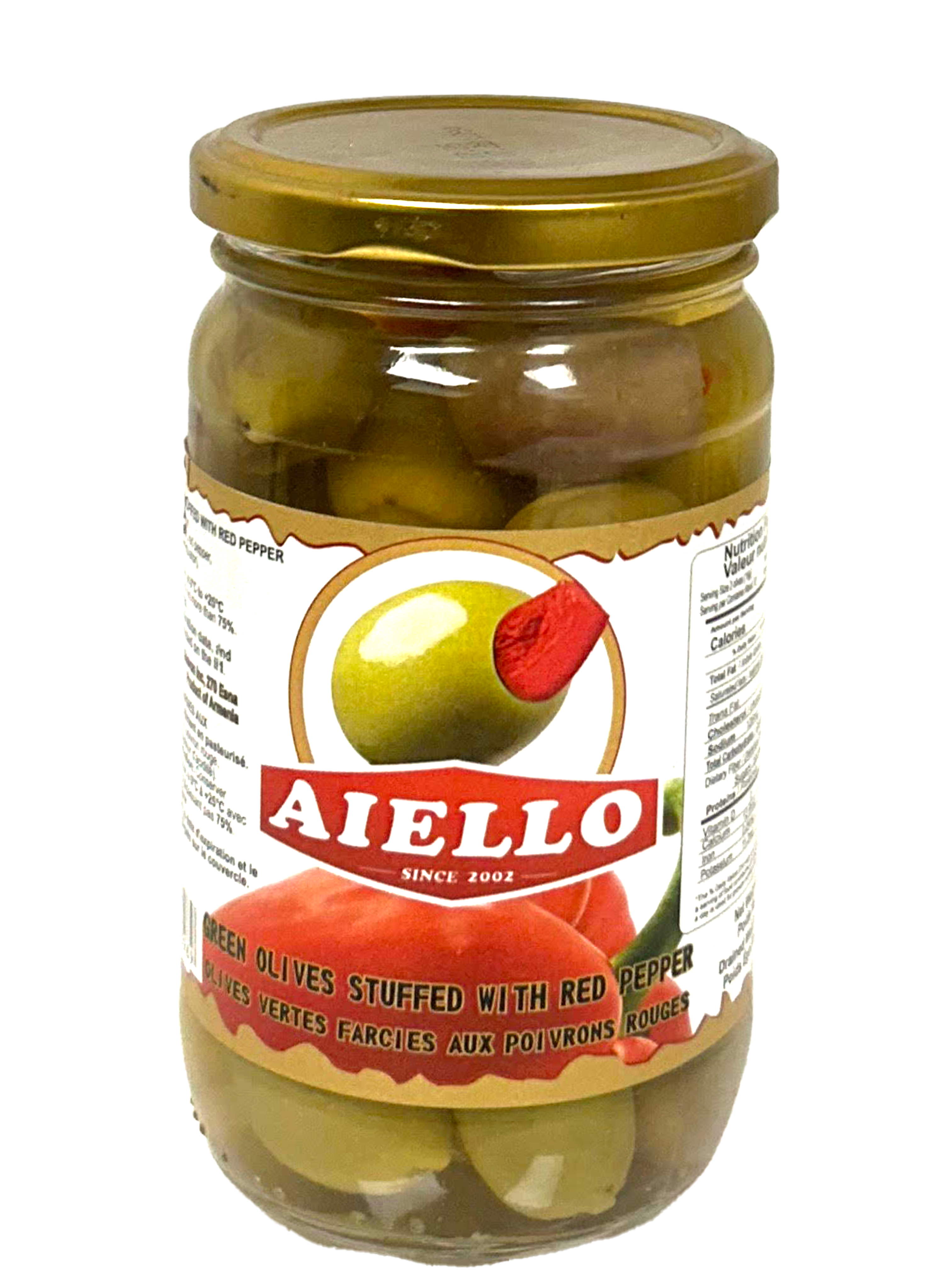 Olive stuffed with Pepper(12 in case)