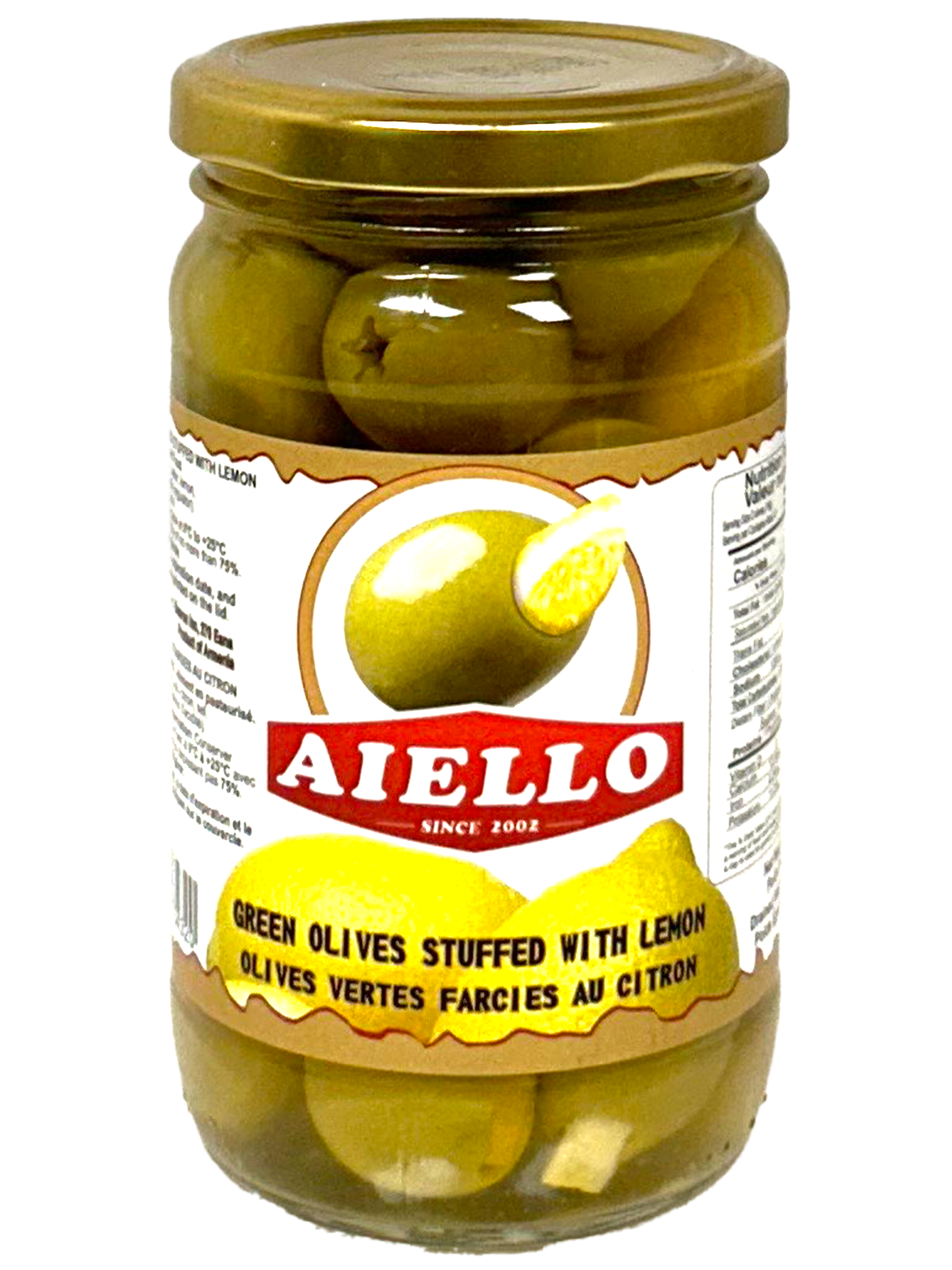 Olive stuffed with Lemonn (12 in case)