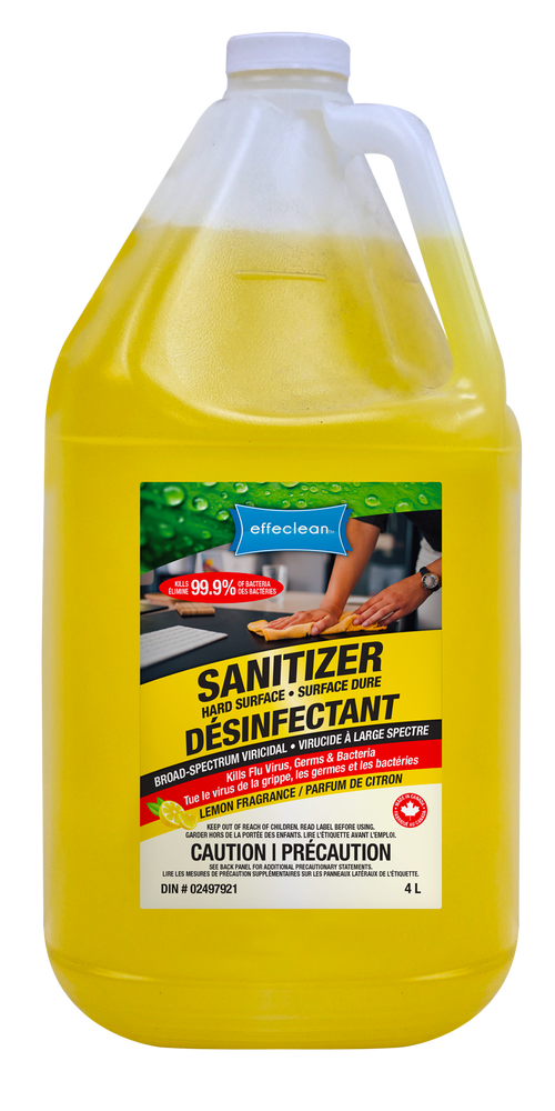 Effeclean Hard Surface Sanitizer Lemon 4L