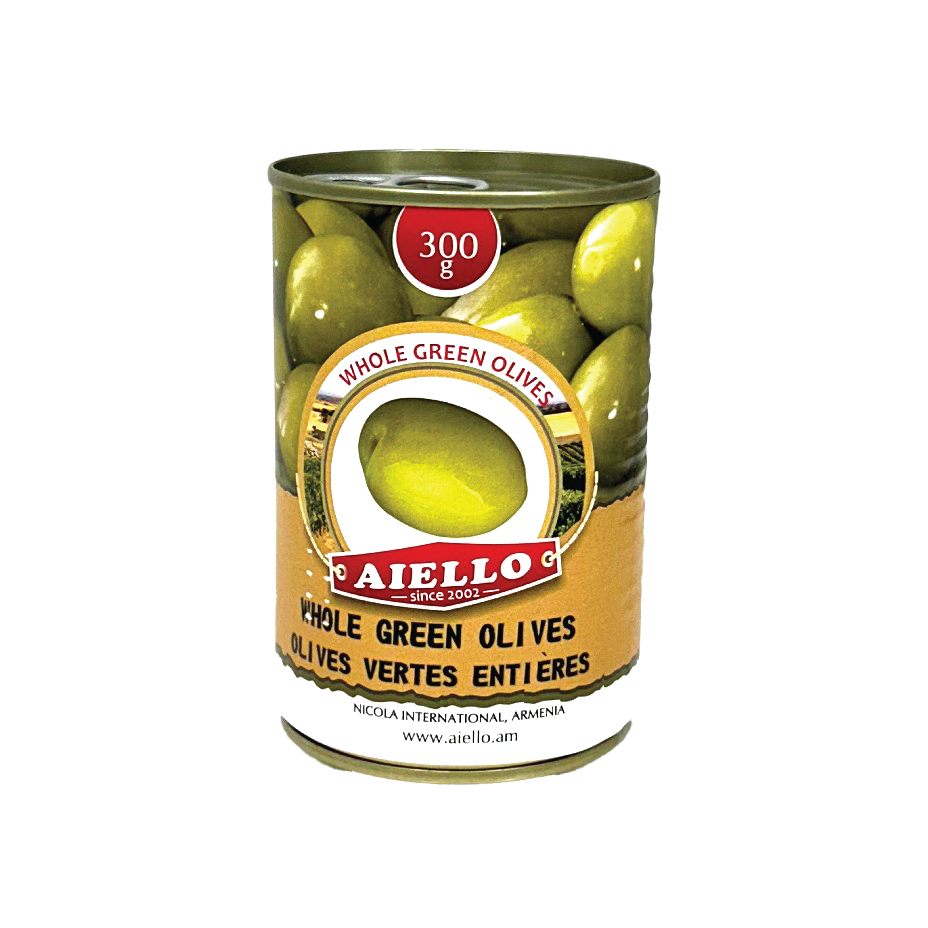 Whole green Olive (12 Cans in Case)