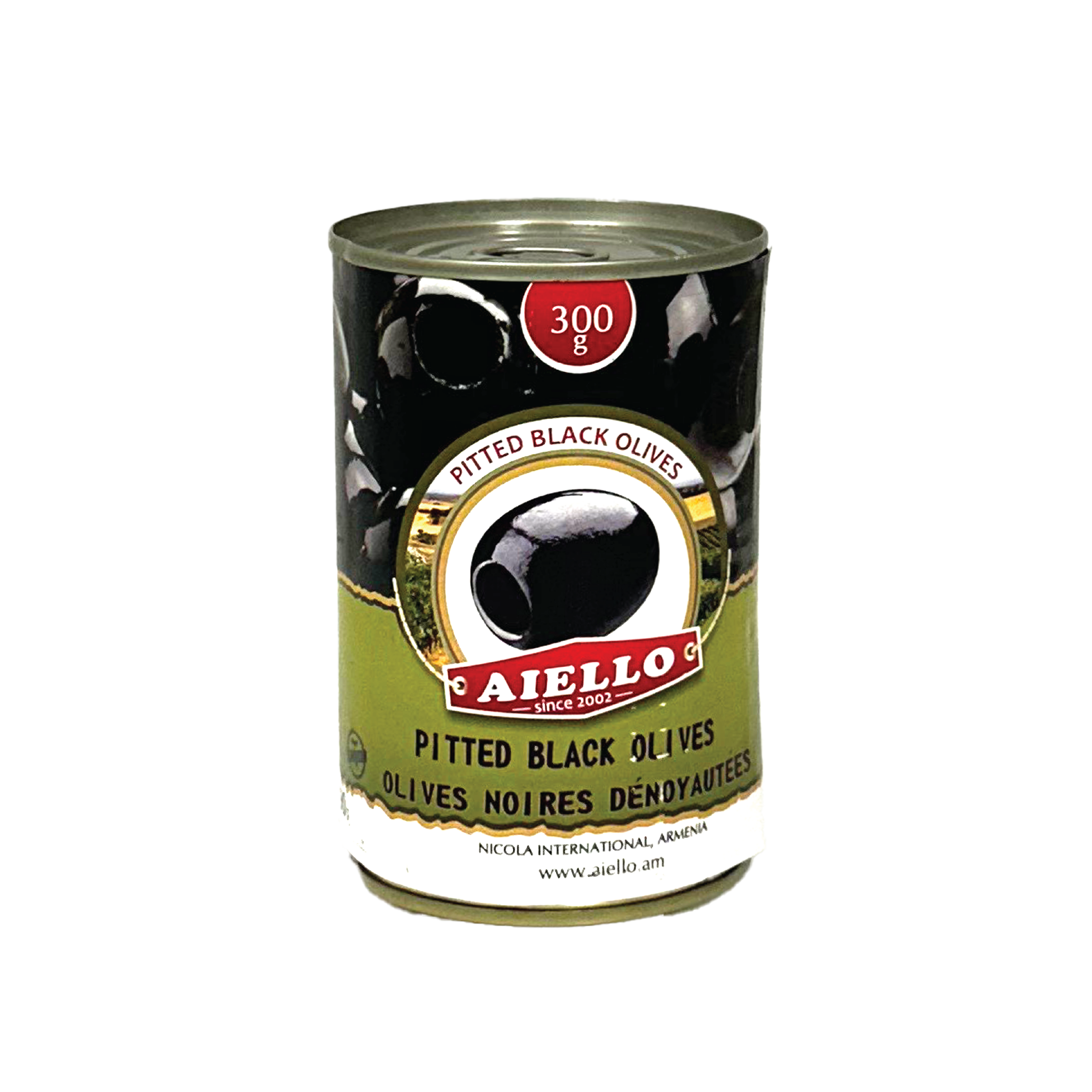 Pitted Black Olive (12 Cans in Case)