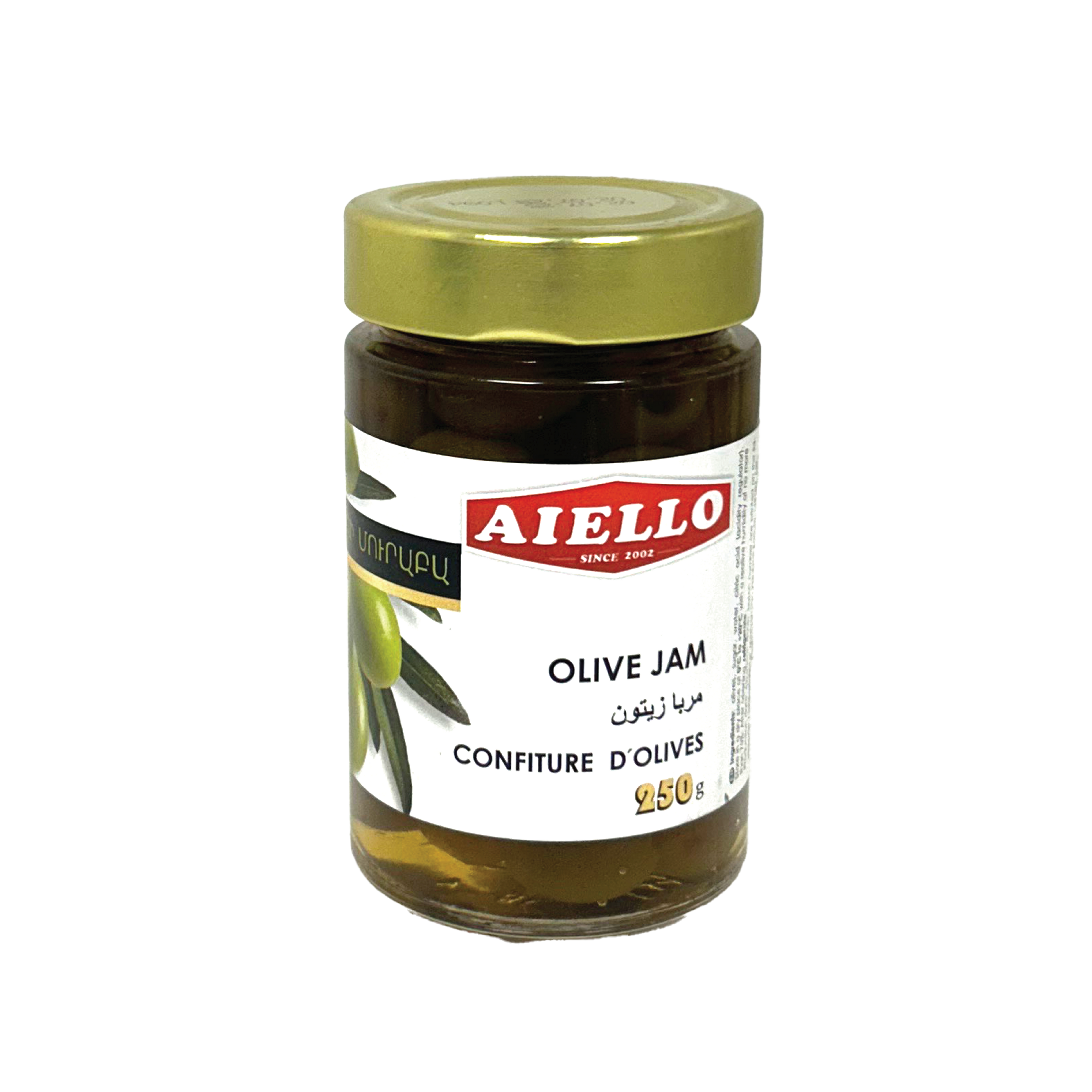 Olive Jam (12 Glass jars in Case)