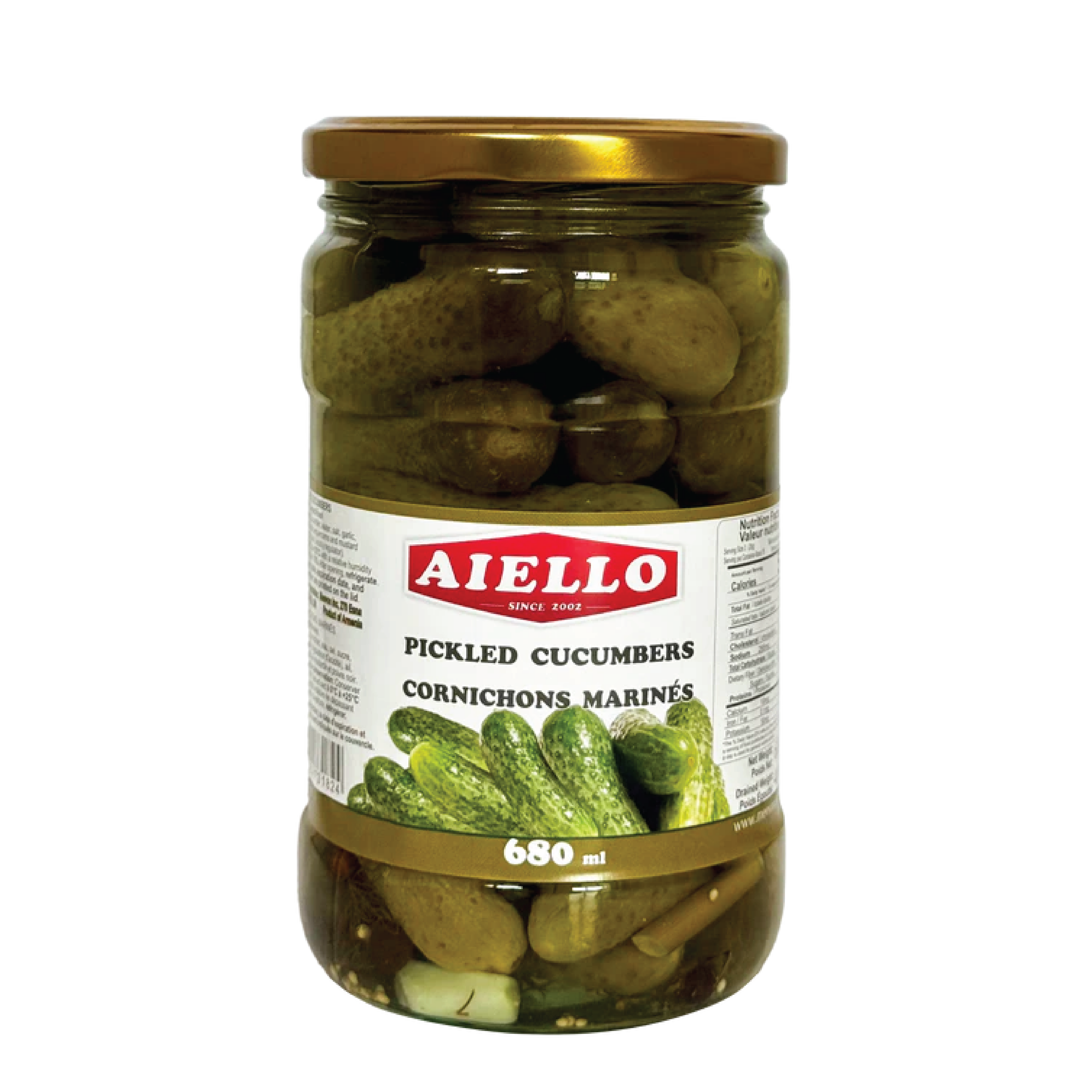 Pickled cucumber 680 ml
